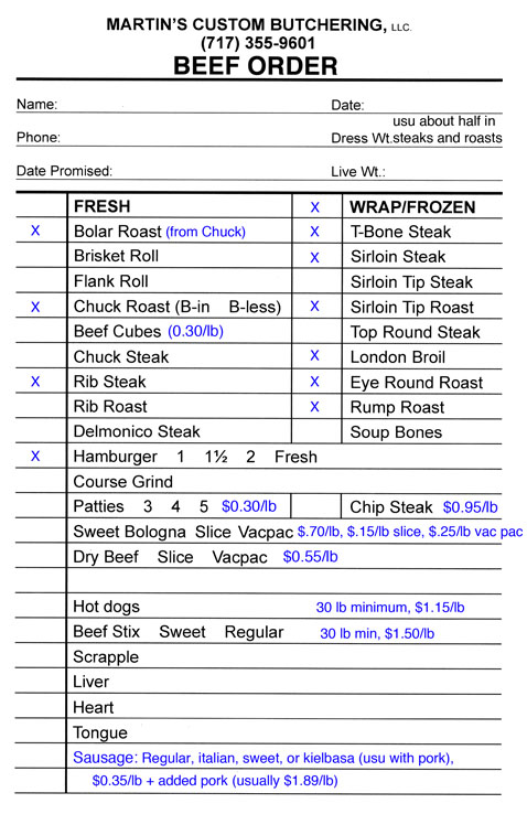 Martins Order pic
